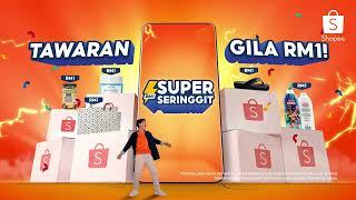 Tawaran Gila RM1 Dengan Shopee Super Seringgit! ️