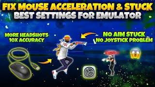 How To Fix Mouse Acceleration &  Mouse Stuck Problem In Free Fire PC | Bluestacks 5