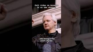 Assange is free. It’s a big deal. Full video on the channel.