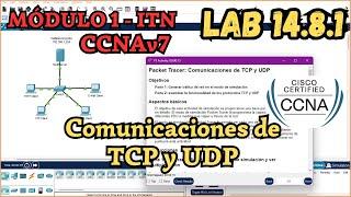 14.8.1 Packet tracer - Comunicaciones de TCP y UDP (Resolución)