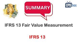 IFRS 13 Fair Value Measurement summary - applies in 2024