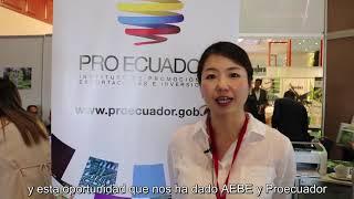 PRO ECUADOR: Yoshiko Matsuda en rueda de negocios Banano del Ecuador