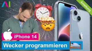 iPhone 14 - Wecker stellen / Wecker programmieren •  • 1️⃣4️⃣ • ⏰ •  • Anleitung | Tutorial