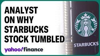 Starbucks stock sees worst post-earnings drop since 2000 following Q2 report