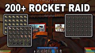 I Went on a 200+ Rocket Raid - Rust Console Edition