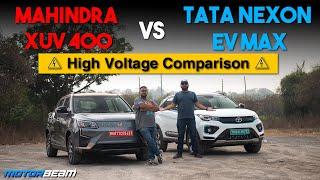 Mahindra XUV400 vs Tata Nexon EV Max - Best Indian EV? | MotorBeam