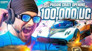 100,000$ UC PAGANI CRATE OPENING  Gone Wrong  BGMI PAGANI SPEED DRIFT 