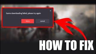 How FIX Game Downloading Failes Please Try again | Gameloop emulator