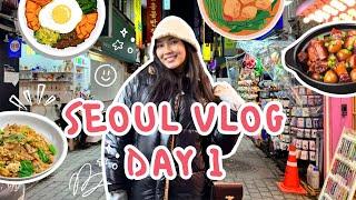 Солонгос анх удаагаа аялсан БЭЛЭГТЭЙ влог  Seoul Travel Vlog Day 1 