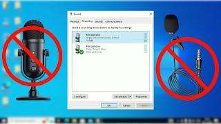 How To Fix External Microphone Not Working In Windows 10/11