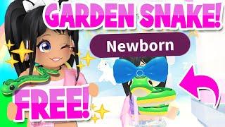 How to get the *FREE* GARDEN SNAKE *EARLY* in Adopt Me! (roblox) GARDEN UPDATE