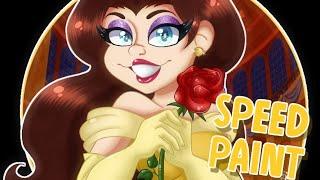 Pauline as Belle (SPEEDPAINT)