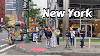 Walking Around NYC 2022 - Manhattan Virtual Tour - New York Walk (Dolby Vision)