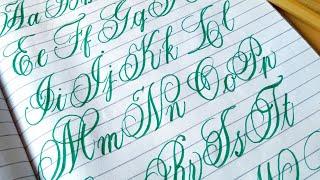 How to write beautiful stylish calligraphy | Copperplate | cursive alphabets