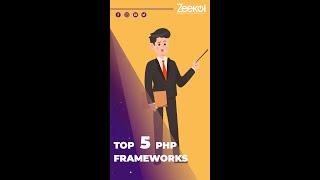 Top 5 PHP Frameworks. #shorts #php