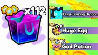 Opening 100+ LIGHTNING Gifts Got Me OP Loot & Huge Pets!!  (Pets Go)