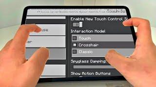 How To Change New MCPE Controls (Handcam)