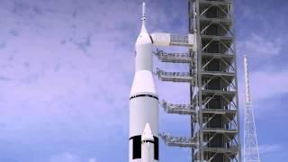 Space Launch System Animation