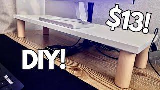 DIY IKEA Monitor Stand/Riser: Upgrade Your Desk Setup on a Budget