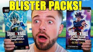 Opening Dragon Ball Super Card Game Blister Packs!