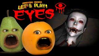 Annoying Orange and Pear Play - EYES! (Horror game) #SHOCKTOBER