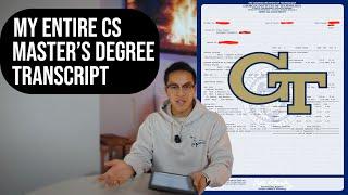 EVERY class I took for georgia techs online masters in computer science