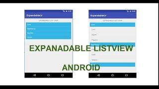 TUTORIAL ANDROID - Lista Expandible o Expandable ListView