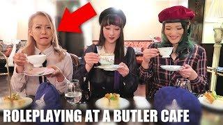 I tried ROLEPLAYING at a Japanese BUTLER CAFE