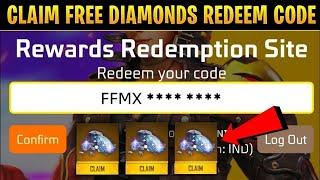 Claim Free Diamonds Redeem Code | Free Diamonds Free Fire Redeem Code Today