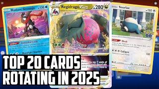 Top 20 Pokemon TCG cards we're losing to the 2025 rotation