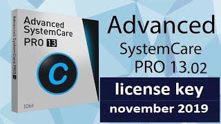 Advanced System Care 13 Pro key 2019