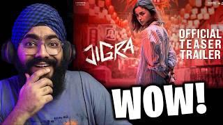 JIGRA TEASER TRAILER REACTION | Alia Bhatt