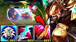 KHAZIX TOP MOST BROKEN (Q) DMG I'VE EVER DONE (1V3 WITH EASE) - S14 Khazix TOP Gameplay Guide