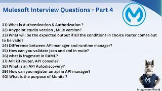 Mulesoft Interview Questions Part-4