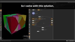 Houdini | Boolean fracture with consistent name (hip)