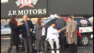 Hamilton man wins JP Motor’s Christmas van giveaway after years of health struggles