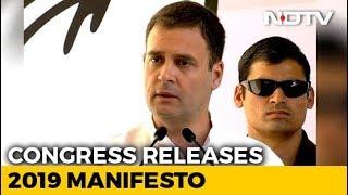 Congress Manifesto Reflects "Voice Of The People", Says Rahul Gandhi