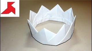 DIY  - How to make CROWN from A4 paper