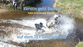 Offroad Abenteuer auf dem TET Deutschland (TransEuroTrail) Gewässerdurchfahrt!