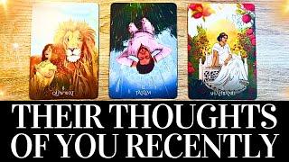 PICK A CARD THEIR THOUGHTS OF YOU RECENTLY  What Is On Their Mind? ️ Love Tarot Reading