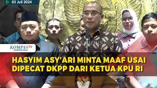 Hasyim Asy'ari Minta Maaf Usai Diberhentikan DKPP Dari Ketua KPU RI
