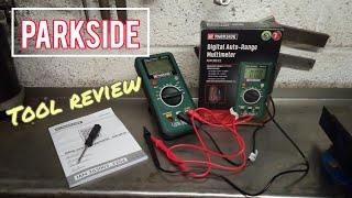 Parkside Digital auto-range multimeter.Ideal for the casual or home user.