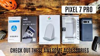 Awesome Accessories for your Google Pixel 7 Pro! Pixel Stand and Cases.