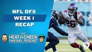 NFL DFS Week 1 Recap | Heat Check Podcast