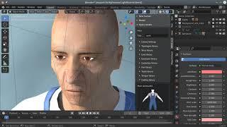 Modeling a character in Blender using only MPFB2