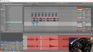 Ableton Live 9 - Percussive Techno Groove And Atmospherics