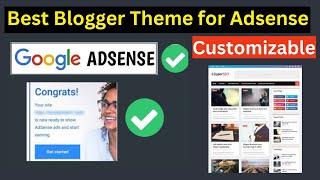 Best Blogger theme for AdSense Approval 2024 | Best Blogger Template for Education Website