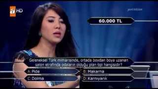 Kim Milyoner Olmak İster 22 Temmuz 2015 Seda Ateş 479. bölüm