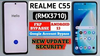 Realme C55 FRP Bypass Android 13 Update | Realme (RMX3710) Google Account Bypass Without Pc |