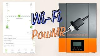 Connecting and configuring the Wi-Fi adapter of the hybrid inverter (UPS) PowMR. Wi-Fi Plug Pro